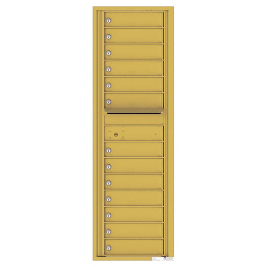 13 Tenant Doors with Outgoing Mail Compartment - 4C Wall Mount 15 - High Mailboxes - 4C15S - 13 - Select Commercial Mailboxes