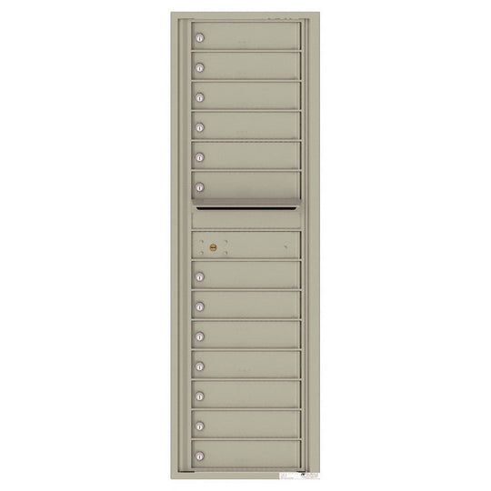 13 Tenant Doors with Outgoing Mail Compartment - 4C Wall Mount 15 - High Mailboxes - 4C15S - 13 - Select Commercial Mailboxes