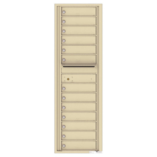 13 Tenant Doors with Outgoing Mail Compartment - 4C Wall Mount 15 - High Mailboxes - 4C15S - 13 - Select Commercial Mailboxes