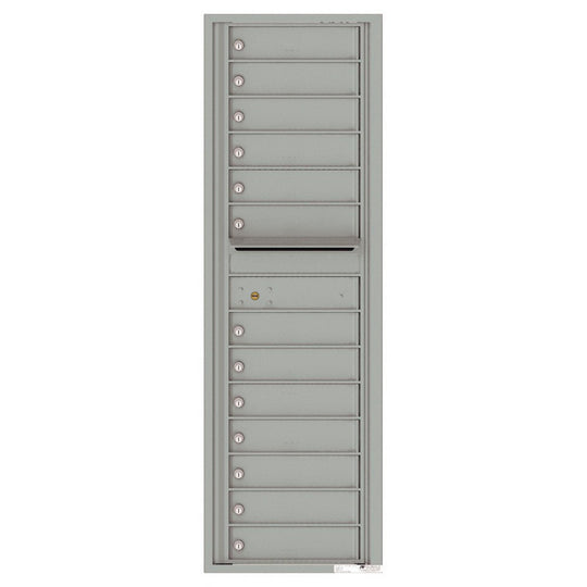 13 Tenant Doors with Outgoing Mail Compartment - 4C Wall Mount 15 - High Mailboxes - 4C15S - 13 - Select Commercial Mailboxes