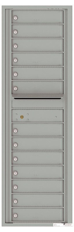 13 Tenant Doors with Outgoing Mail Compartment - 4C Wall Mount 15 - High Mailboxes - 4C15S - 13 - Select Commercial Mailboxes