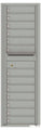13 Tenant Doors with Outgoing Mail Compartment - 4C Wall Mount 15-High Mailboxes - 4C15S-13