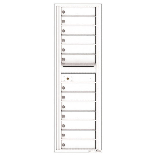13 Tenant Doors with Outgoing Mail Compartment - 4C Wall Mount 15 - High Mailboxes - 4C15S - 13 - Select Commercial Mailboxes