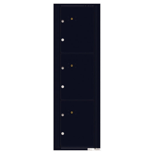 3 Parcel Doors Unit - 4C Wall Mount 15 - High - 4C15S - 3P - Select Commercial Mailboxes