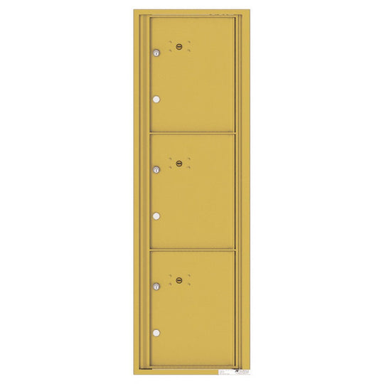 3 Parcel Doors Unit - 4C Wall Mount 15 - High - 4C15S - 3P - Select Commercial Mailboxes