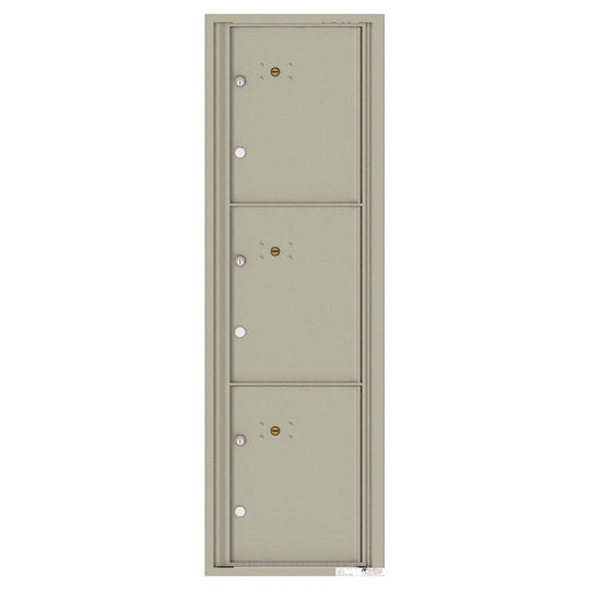 3 Parcel Doors Unit - 4C Wall Mount 15 - High - 4C15S - 3P - Select Commercial Mailboxes