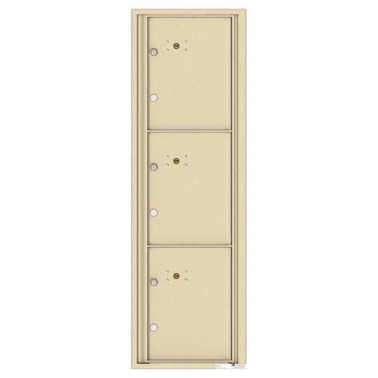 3 Parcel Doors Unit - 4C Wall Mount 15 - High - 4C15S - 3P - Select Commercial Mailboxes