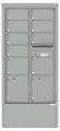 9 Tenant Doors with 2 Parcel Lockers and Outgoing Mail Compartment - 4C Depot Mailbox Module - 4C16D-09-D