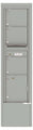 3 Tenant Doors with 1 Parcel Locker and Outgoing Mail Compartment - 4C Depot Mailbox Module - 4C16S-03-D
