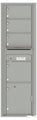 4 Oversized Tenant Doors with 1 Parcel Locker and Outgoing Mail Compartment - 4C Wall Mount Max Height Mailboxes - 4C16S-04