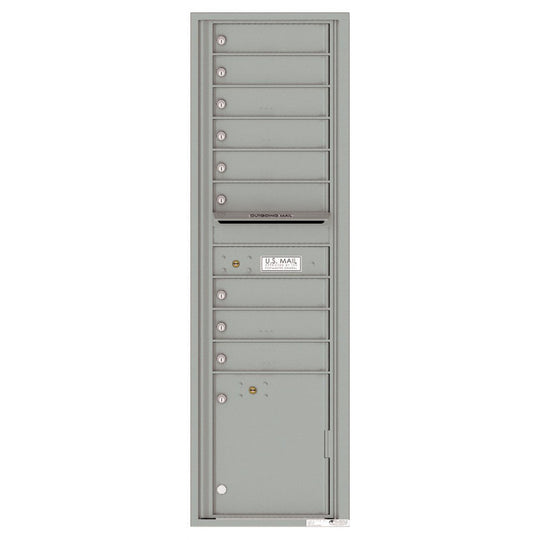 9 Tenant Doors with 1 Parcel Locker and Outgoing Mail Compartment - 4C Wall Mount Max Height Mailboxes - 4C16S - 09 - Select Commercial Mailboxes