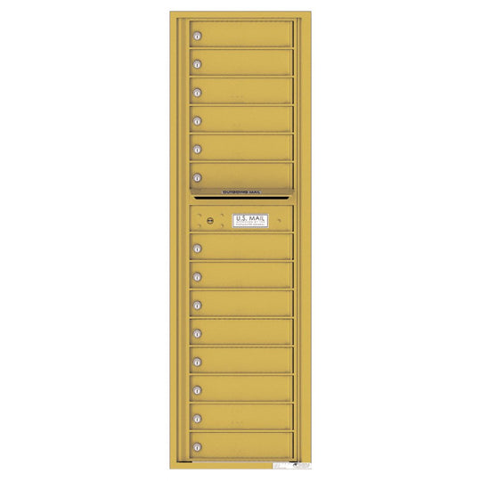 14 Tenant Doors with Outgoing Mail Compartment - 4C Wall Mount Max Height Mailboxes - 4C16S - 14 - Select Commercial Mailboxes