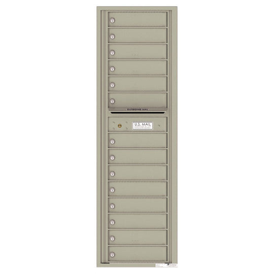 14 Tenant Doors with Outgoing Mail Compartment - 4C Wall Mount Max Height Mailboxes - 4C16S - 14 - Select Commercial Mailboxes