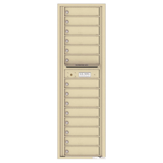 14 Tenant Doors with Outgoing Mail Compartment - 4C Wall Mount Max Height Mailboxes - 4C16S - 14 - Select Commercial Mailboxes