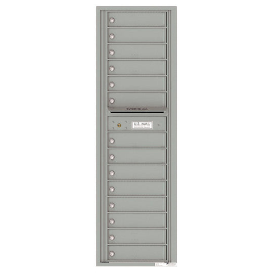 14 Tenant Doors with Outgoing Mail Compartment - 4C Wall Mount Max Height Mailboxes - 4C16S - 14 - Select Commercial Mailboxes