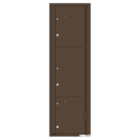 3 Parcel Doors Unit - 4C Wall Mount Max Height - 4C16S - 3P - Select Commercial Mailboxes