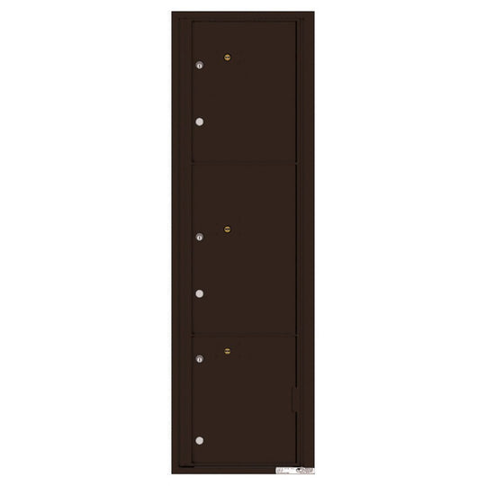 3 Parcel Doors Unit - 4C Wall Mount Max Height - 4C16S - 3P - Select Commercial Mailboxes