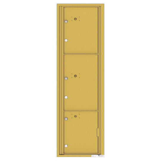 3 Parcel Doors Unit - 4C Wall Mount Max Height - 4C16S - 3P - Select Commercial Mailboxes