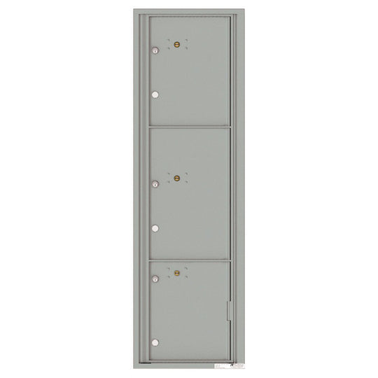 3 Parcel Doors Unit - 4C Wall Mount Max Height - 4C16S - 3P - Select Commercial Mailboxes