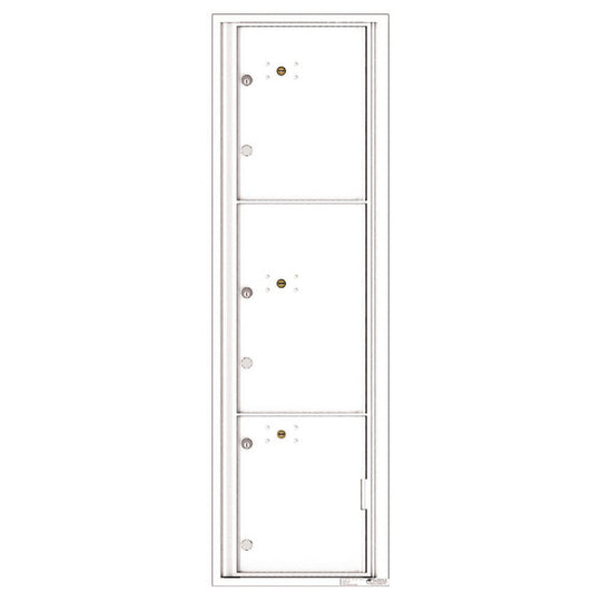 3 Parcel Doors Unit - 4C Wall Mount Max Height - 4C16S - 3P - Select Commercial Mailboxes
