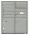 8 Tenant Doors with 2 Parcel Lockers and Outgoing Mail Compartment - 4C Wall Mount ADA Max Height Mailboxes - 4CADD-08