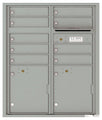 9 Tenant Doors with 2 Parcel Lockers and Outgoing Mail Compartment - 4C Wall Mount ADA Max Height Mailboxes - 4CADD-09