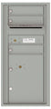 3 Tenant Doors with 1 Parcel Locker and Outgoing Mail Compartment - 4C Wall Mount ADA Max Height Mailboxes - 4CADS-03