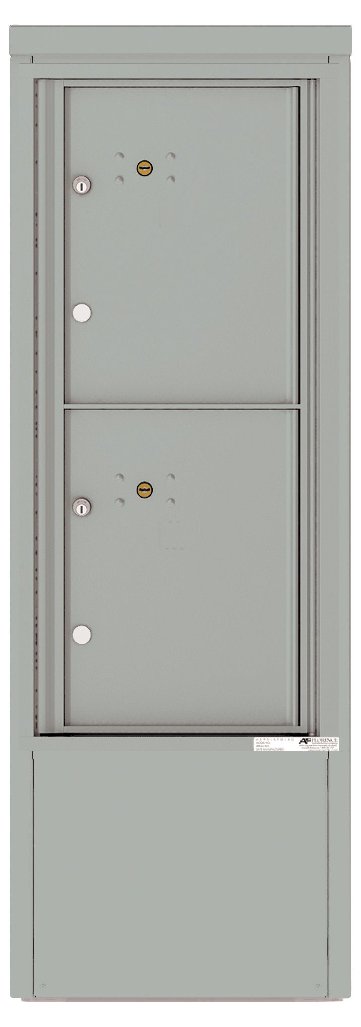 2 Parcel Lockers - 4C Depot Mailbox Module - 4CADS-2P-D