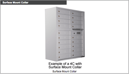 9 Oversized Tenant Doors with 2 Parcel Lockers and Outgoing Mail Compartment - 4C Wall Mount Max Height Mailboxes - 4C16D - 09 - Select Commercial Mailboxes