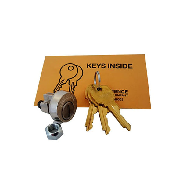 Compartment and Parcel Lock w/o Cam (includes clip) - Compx/National Brand w/3 keys - codes 1000ps - 4999ps - K91910B - Select Commercial Mailboxes