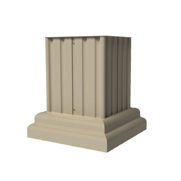 Classic Decorative Pillar Pedestal Cover (Short) for CBU Type 3, 4 and 6 - vogueP114 - Select Commercial Mailboxes