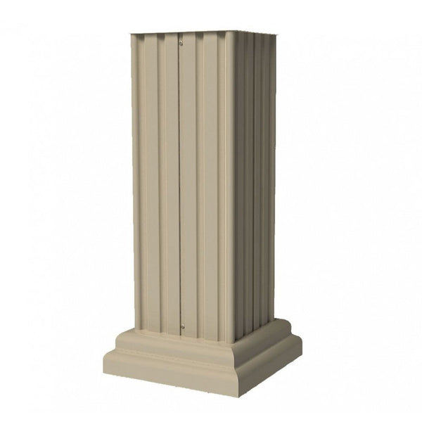 Traditional Decorative Pillar Pedestal Cover (Tall) for CBU Type 1, 2 and 5 - voguePA28 - Select Commercial Mailboxes